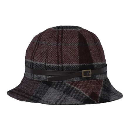 Wollen hoed Carlin Trench Bordeaux | Barbour