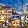 Wooden City 2in1 Houten Legpuzzel Breakfast in Paris | Wooden City