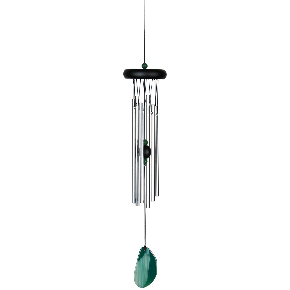Woodstock Windgong Agate Chime groen |