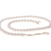 Woonketting hout L 1 meter wit | HBX natural living