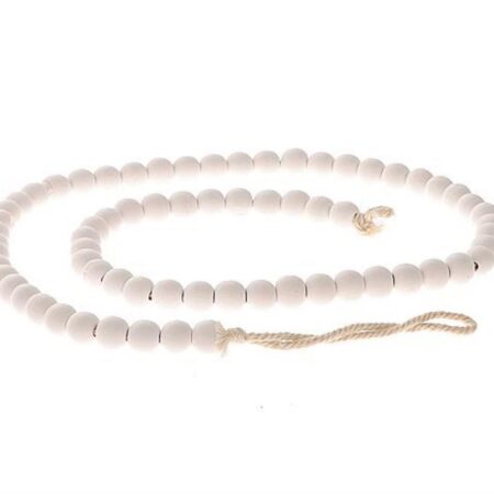 Woonketting hout L 1 meter wit | HBX natural living