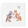 Wrendale Plate Square Woodland Party | Wrendale design