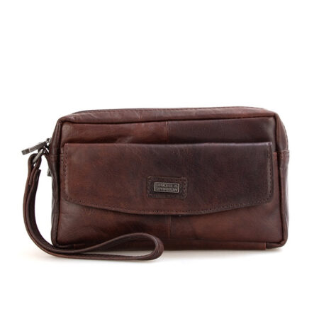 Wristbag Nevada bronco dark brown | Spikes & Sparrow