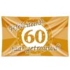 XXL Gevel vlag - 60 jaar getrouwd | Paperdreams