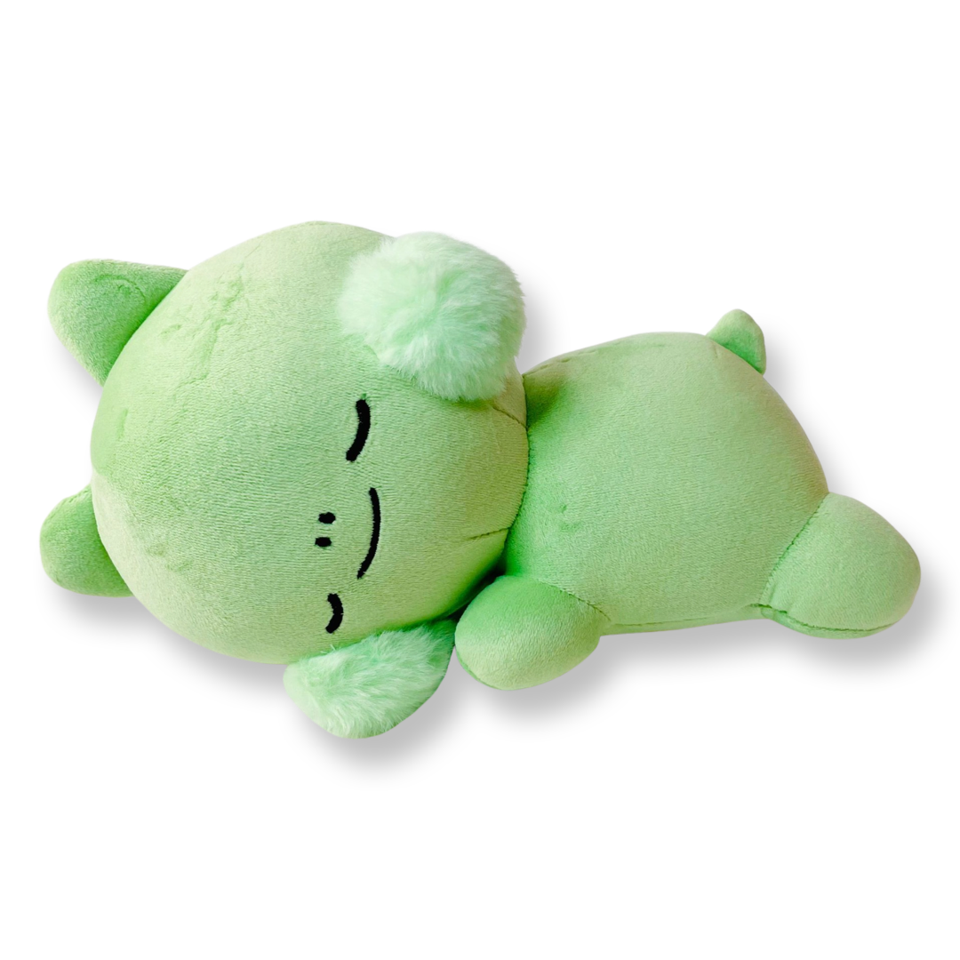 Yabu Tiny-K Sleepy Oppy Frog plush - 22 cm | Kenji