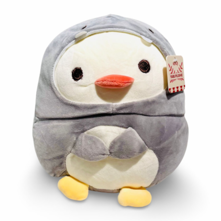 Yabu pinguin knuffel grijs - 25 cm | Kenji