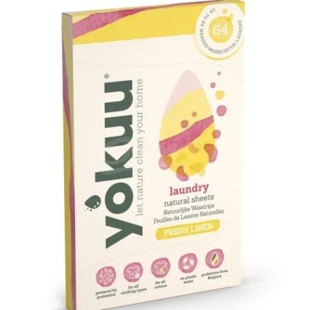 Yokuu Wasstrips - Wasmiddeldoekjes - Fresh Linen - 64 Stuks | Yokuu