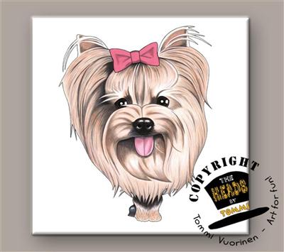 Yorkshire Terrier tegeltje | The Heads