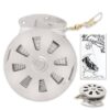 Yoyo Reel Flat Trigger - RVS - Automatische Vishengel - Doos 12 Stuks |