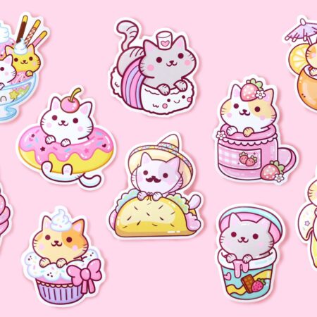 YumYum Cats sticker set - 1 | We Are Extinct