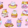 YumYum Cats sticker set - 3 | We Are Extinct