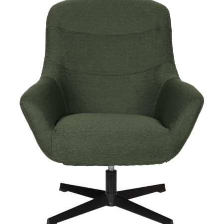 ZILT Draaibare Fauteuil Yaki Bouclé - Groen | ZILT