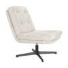 ZILT Draaifauteuil Kawana Chenille - Off White | ZILT