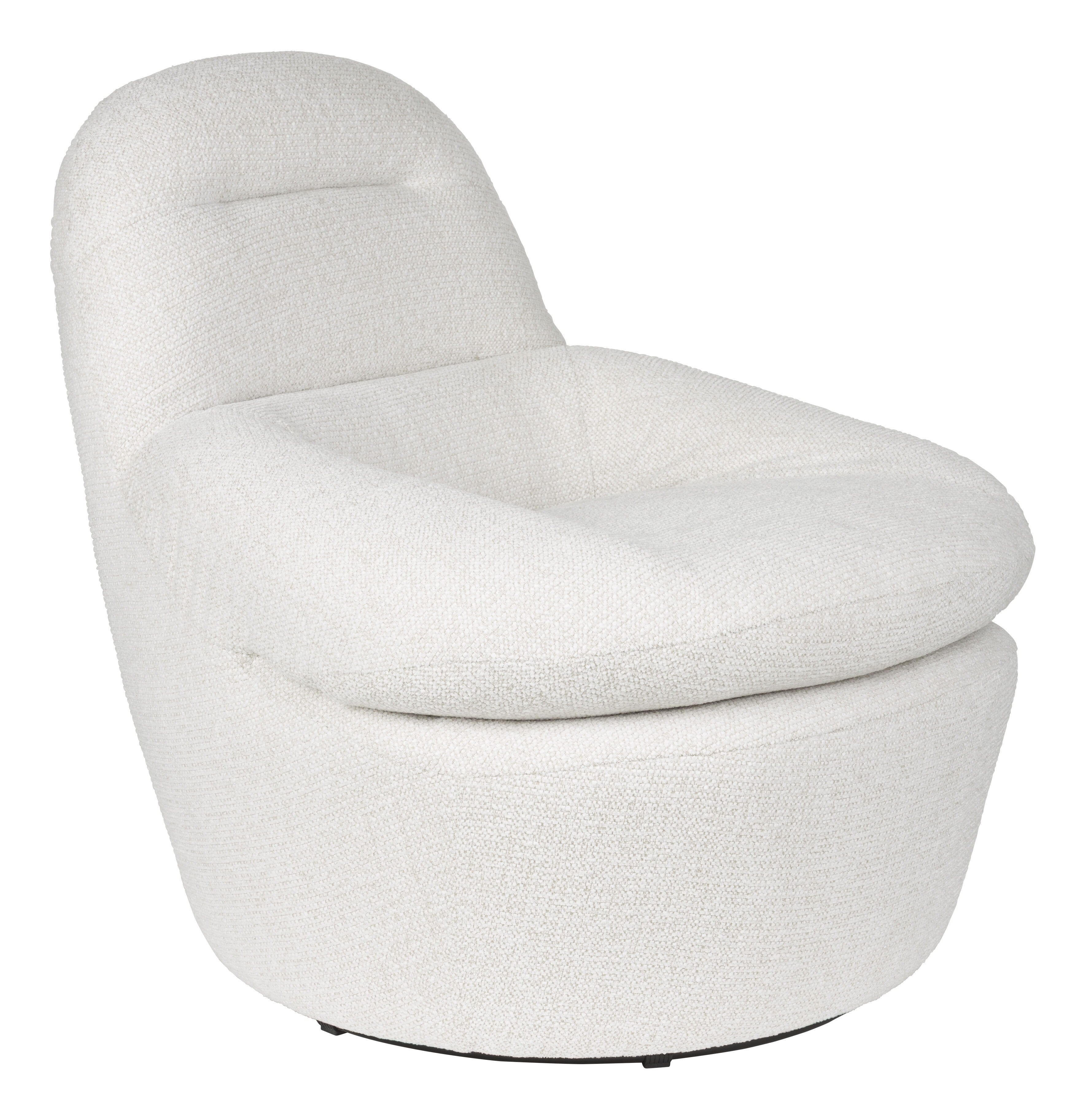 ZILT Draaifauteuil Vello Bouclé - Off White | ZILT