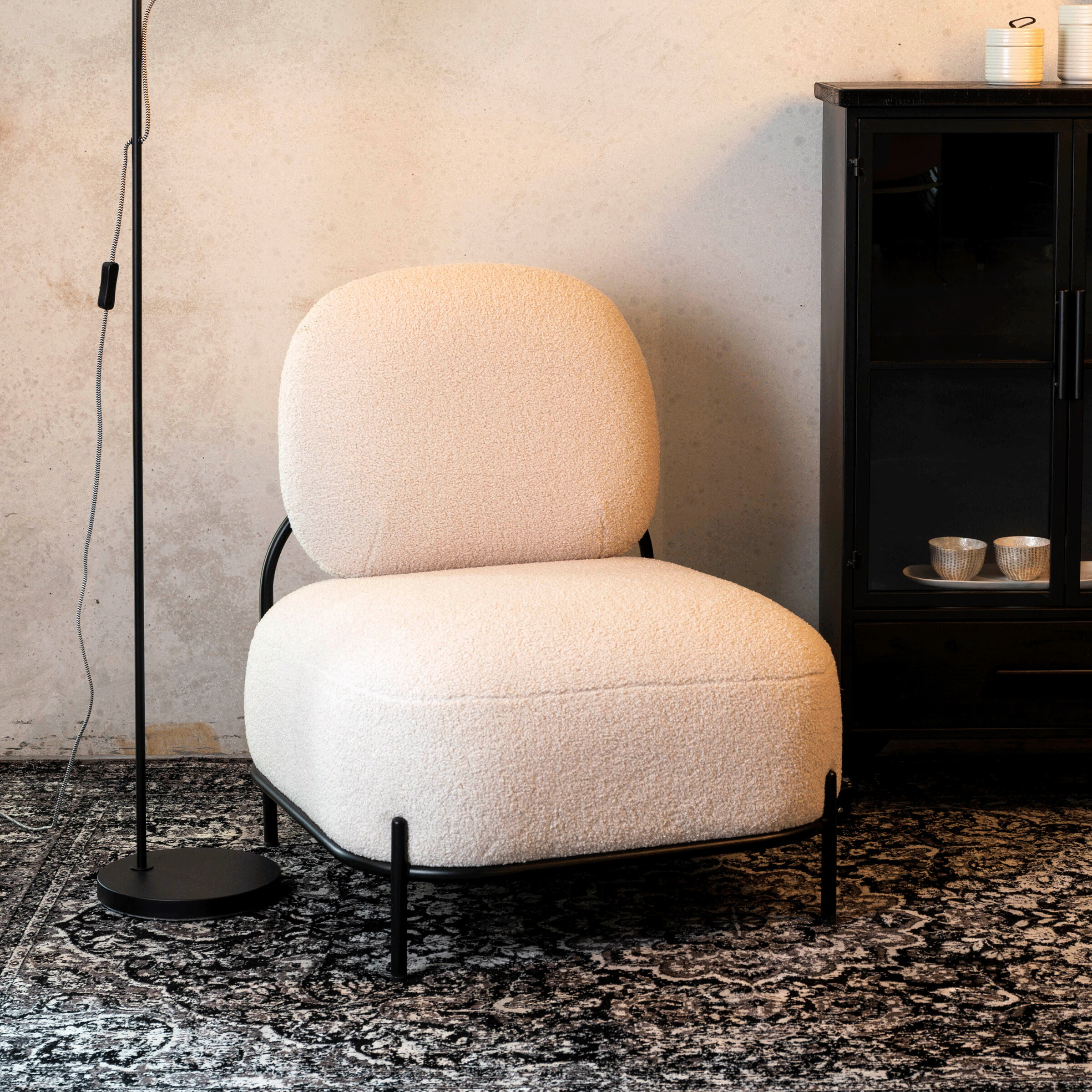 ZILT Fauteuil Brandan Teddy - Ivory | ZILT