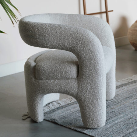 ZILT Fauteuil Genia Bouclé - Off White | ZILT