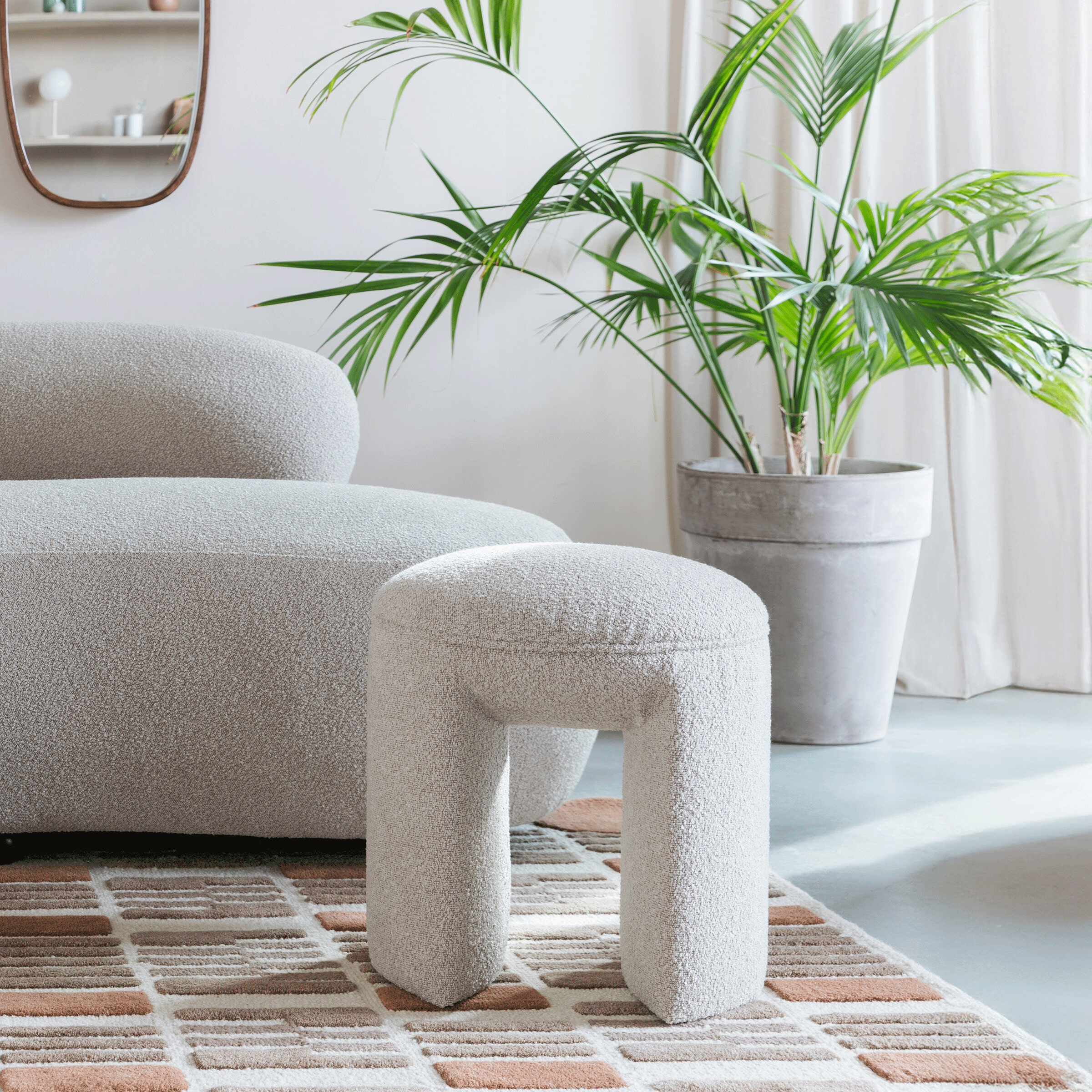 ZILT Krukje Cheron Bouclé - Beige | ZILT