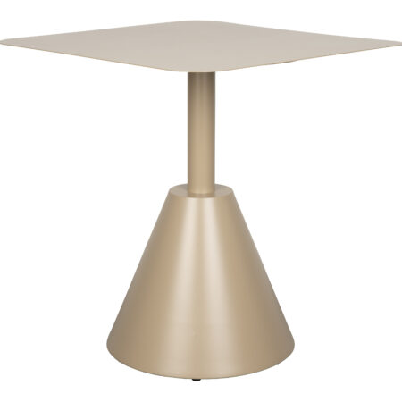 ZILT Outdoor Bistrotafel Breonna 70 x 70cm - Beige - Vierkant | ZILT