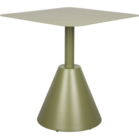 ZILT Outdoor Bistrotafel Breonna 70 x 70cm - Groen - Vierkant | ZILT