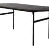ZILT Ovale Eettafel Aditya 180 x 80cm - Zwart - Ovaal | ZILT