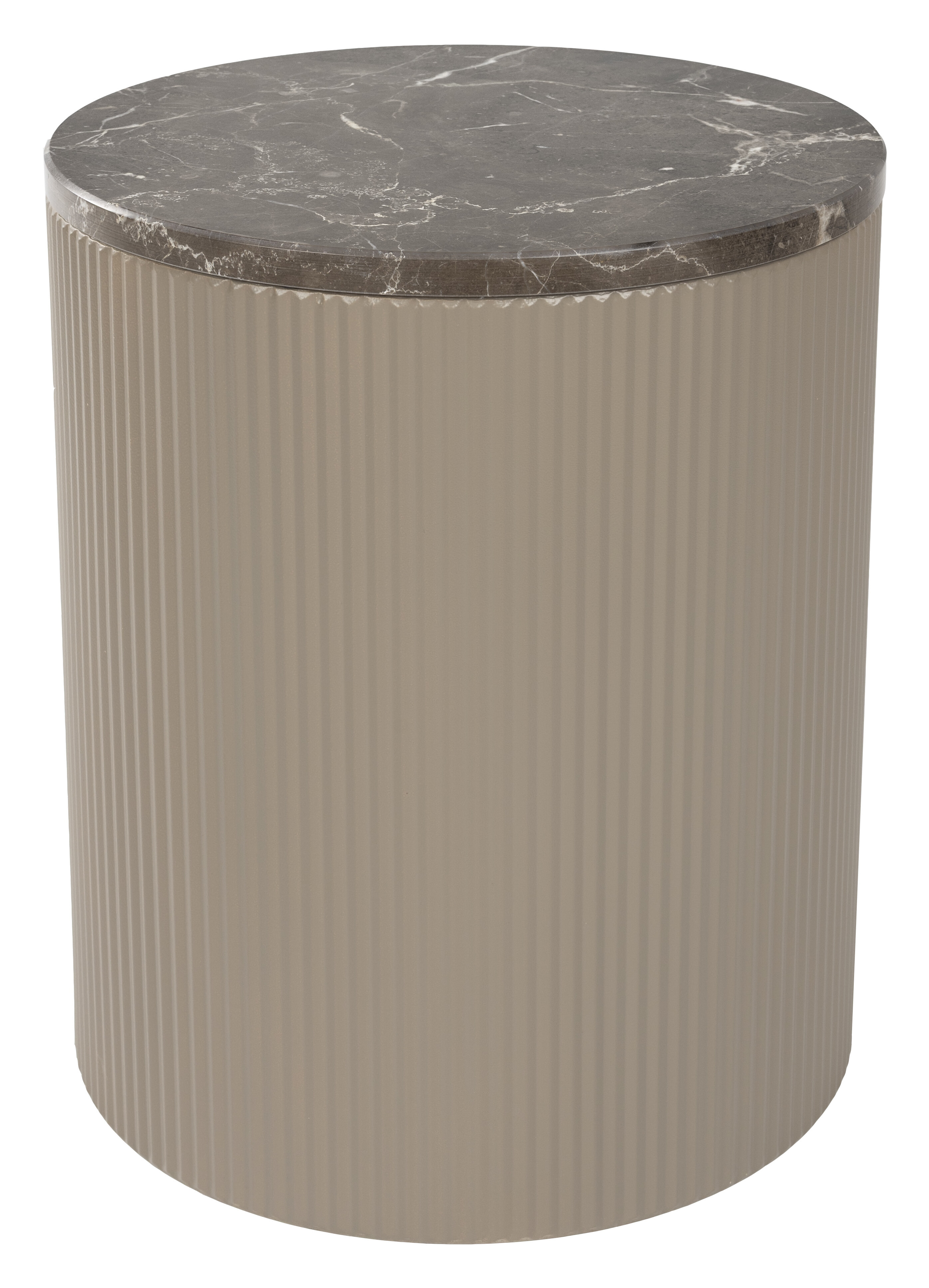 ZILT Ronde Bijzettafel Saquan Marmer