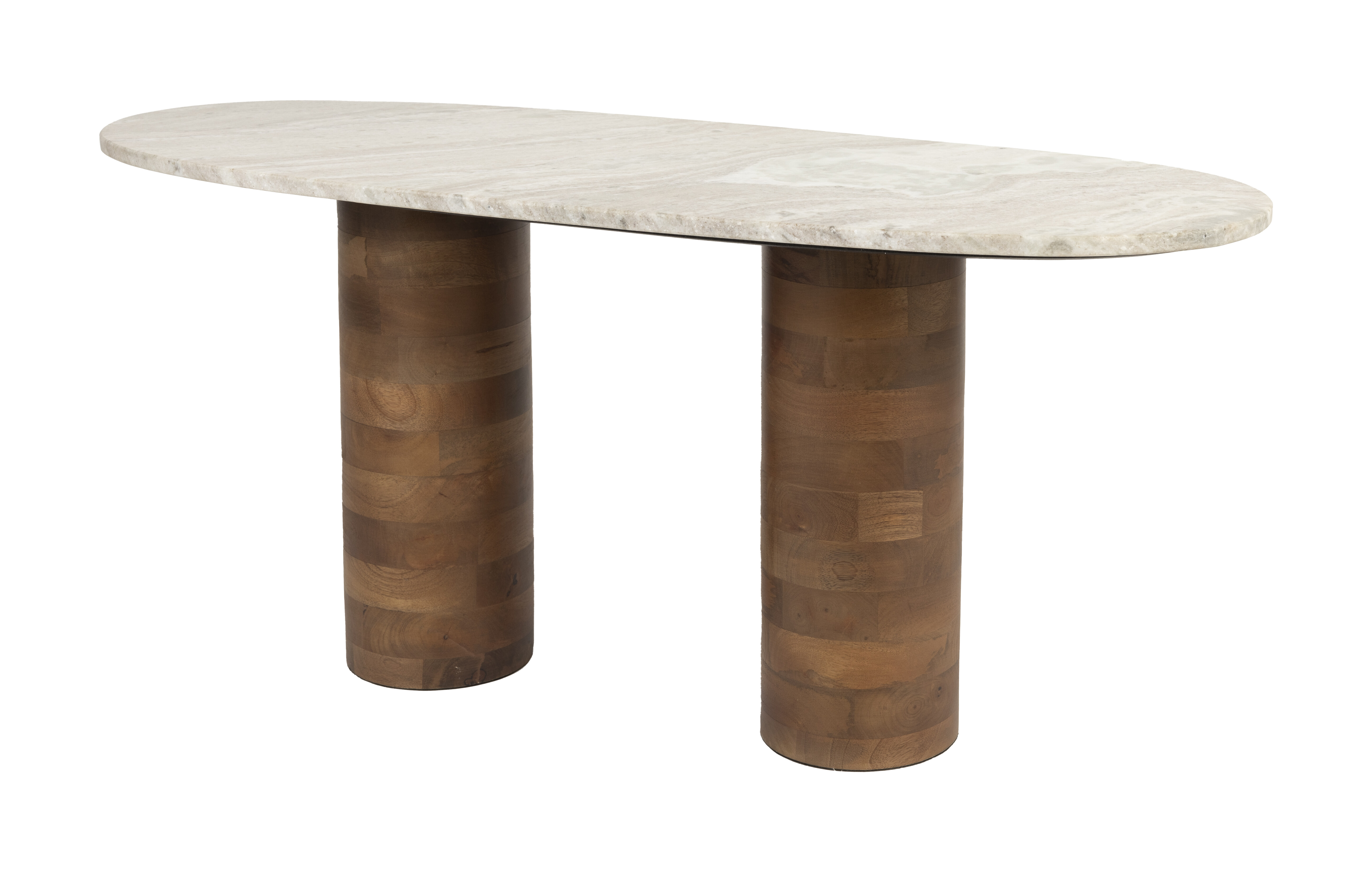 ZILT Salontafel Danicia Marmer en Mangohout