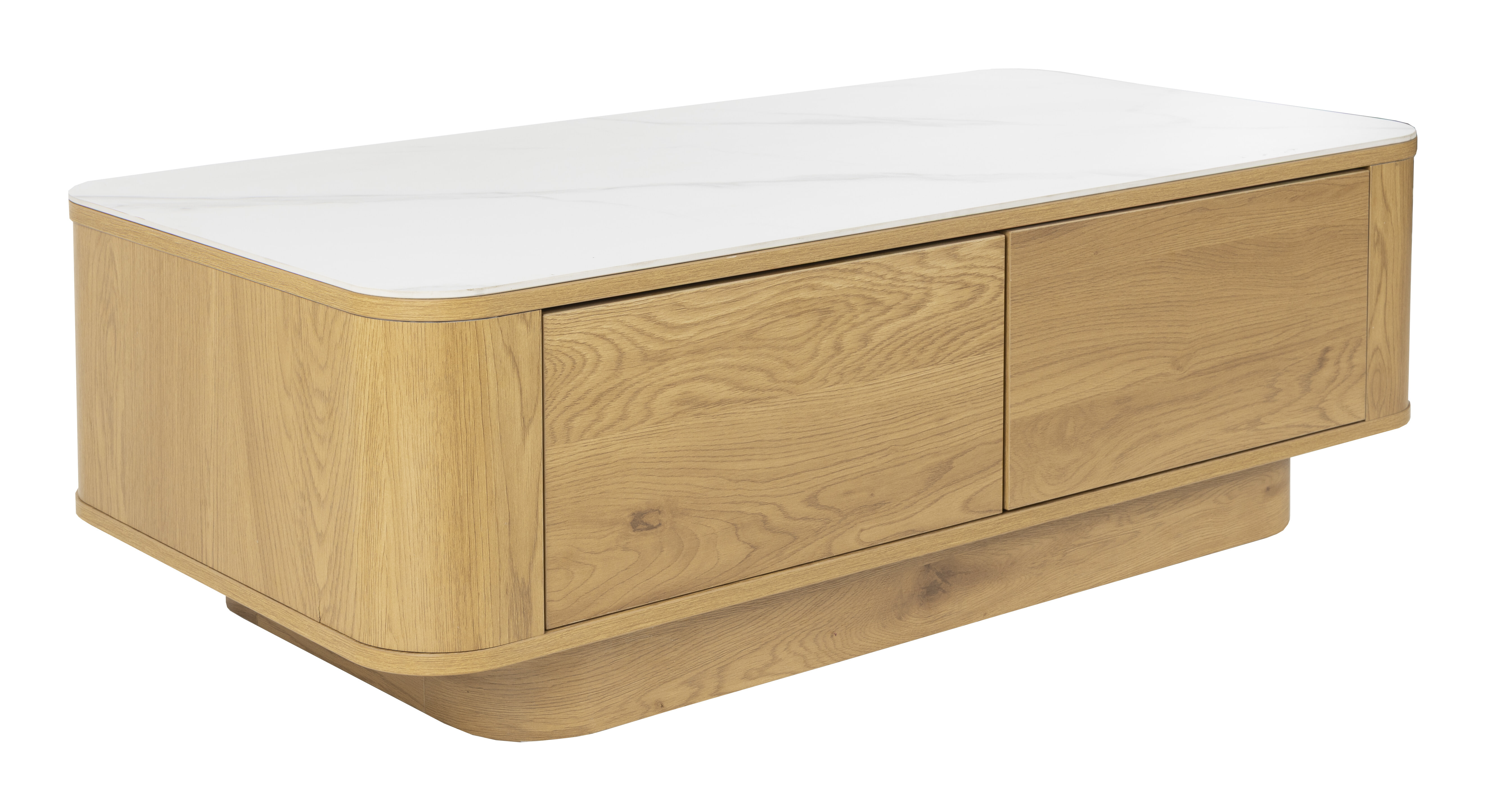 ZILT Salontafel Nathen Eiken en marmerlook