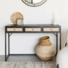 ZILT Sidetable Abraham Hout en rotan