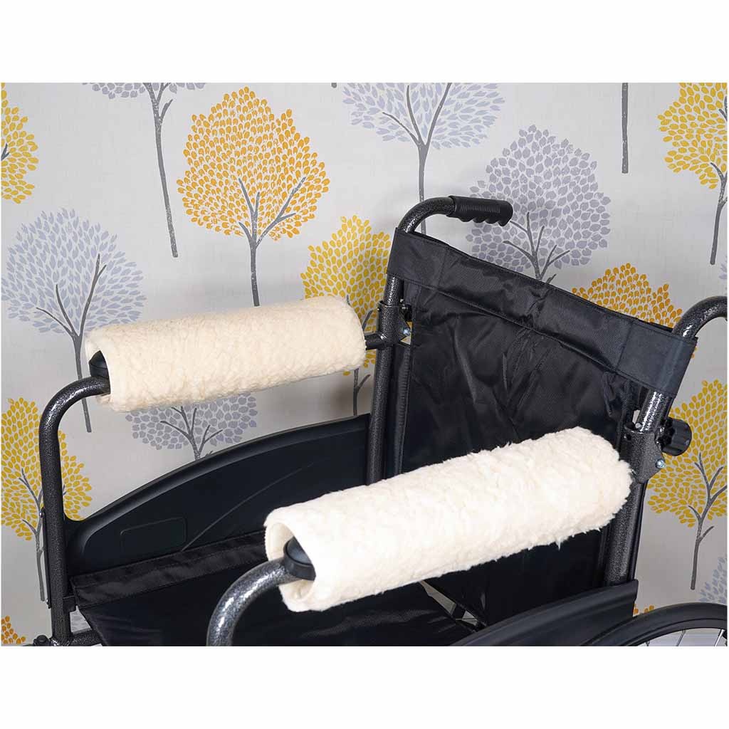 Zachte Armleuninghoes voor rolstoel (per paar) | Geeft comfort en warmte | Drukvermindering onderarmen En ellebogen | Armleuninghoezen | VA136SE | ThuiszorgwinkelXL