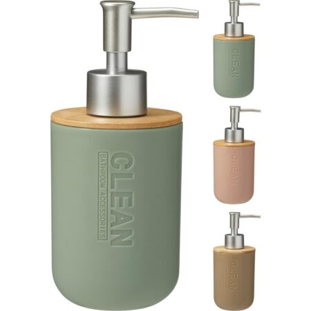 Zeepdispenser 300ml kunststof pastel | Merkloos