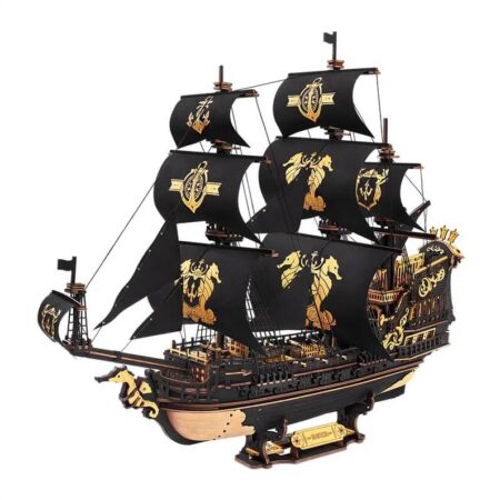 Zeilschip Robotime 3D Houten Puzzel The Seahorse Barque | Robotime