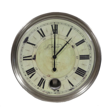 Zilver clock romeinse cijfers |