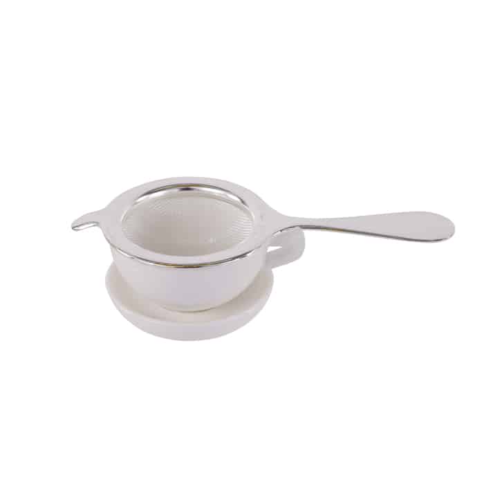 Zilveren Vergiet - Compact en Modern - 14.5 x 6.5 x 4 cm | Tokyo Design Studio