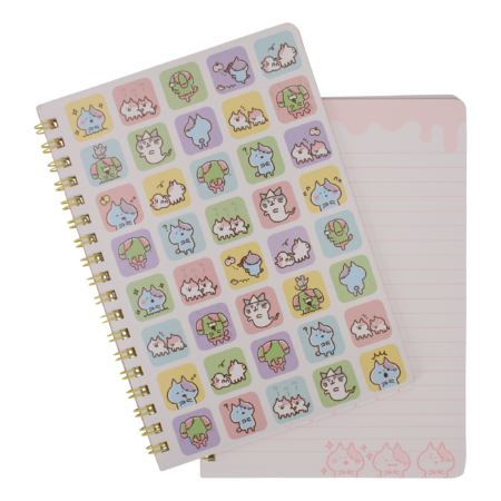 Zombie Cat Notebook - Squares | -
