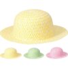 Zomerhoed kinderen geel/groen of roze | Merkloos