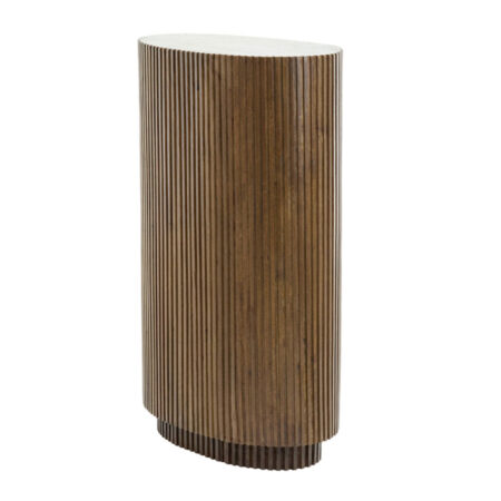 Zuil Dumosi hout donker bruin L |