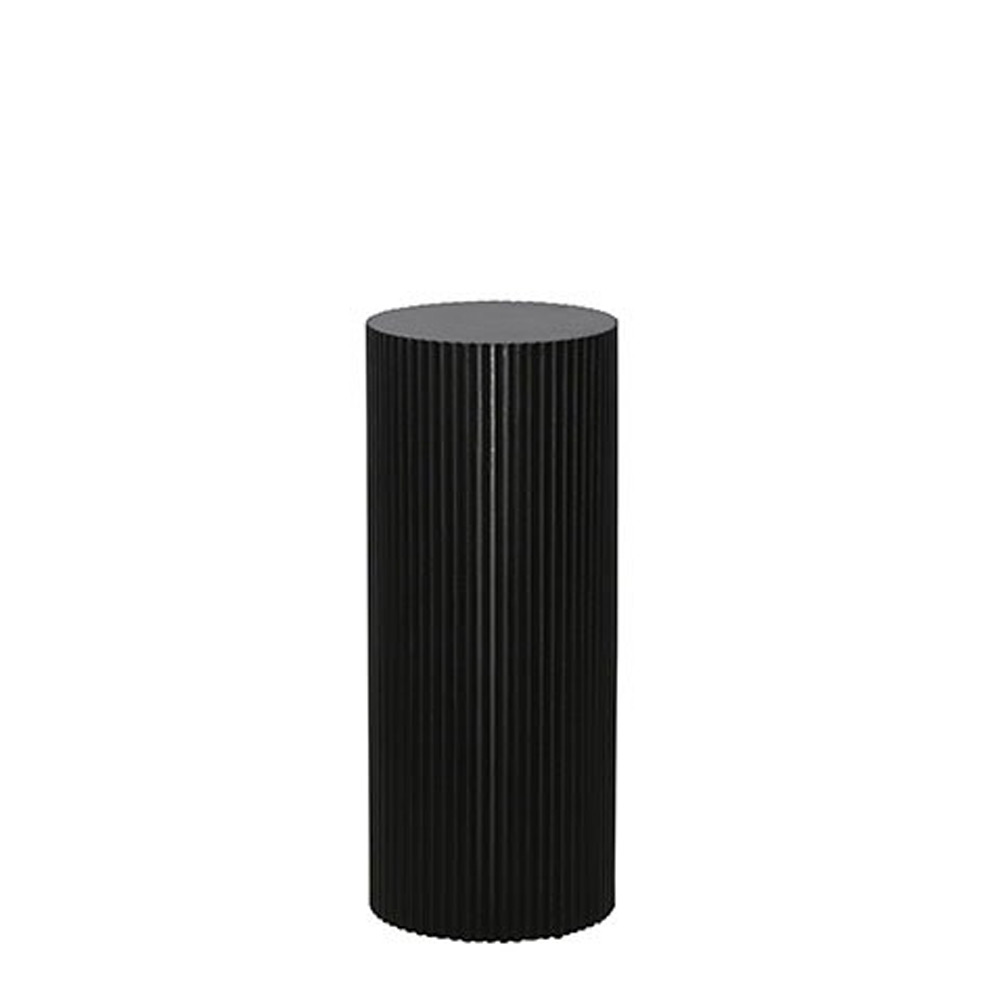 Zuil Gordon mat zwart rond S |