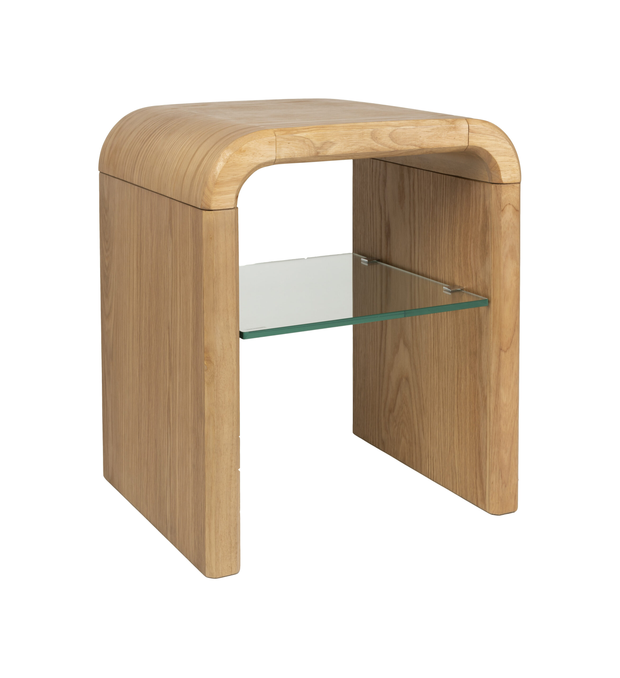 Zuiver Bijzettafel Brave Eiken en rubberhout