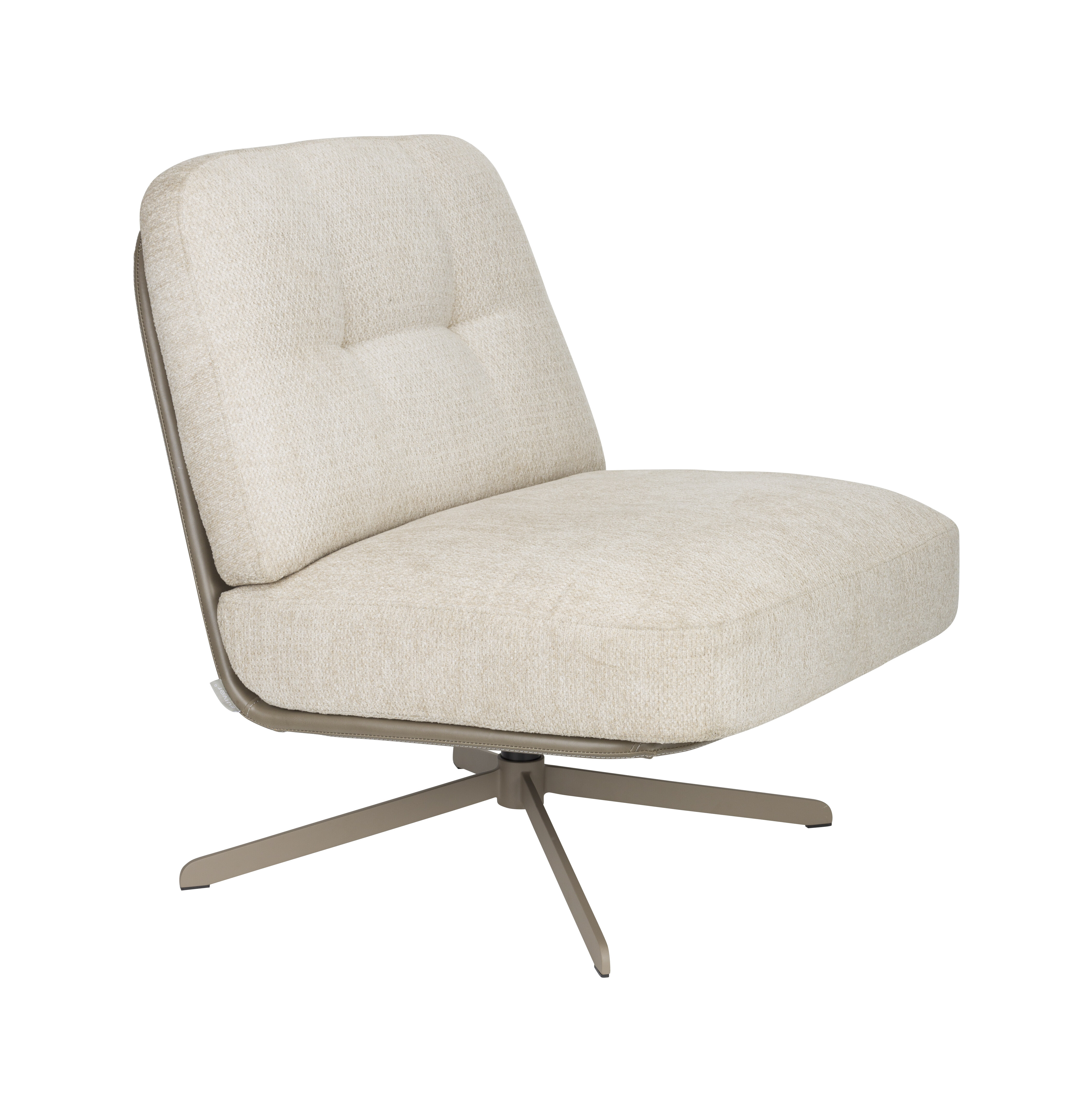 Zuiver Draaifauteuil Benjamin - Crème | Zuiver