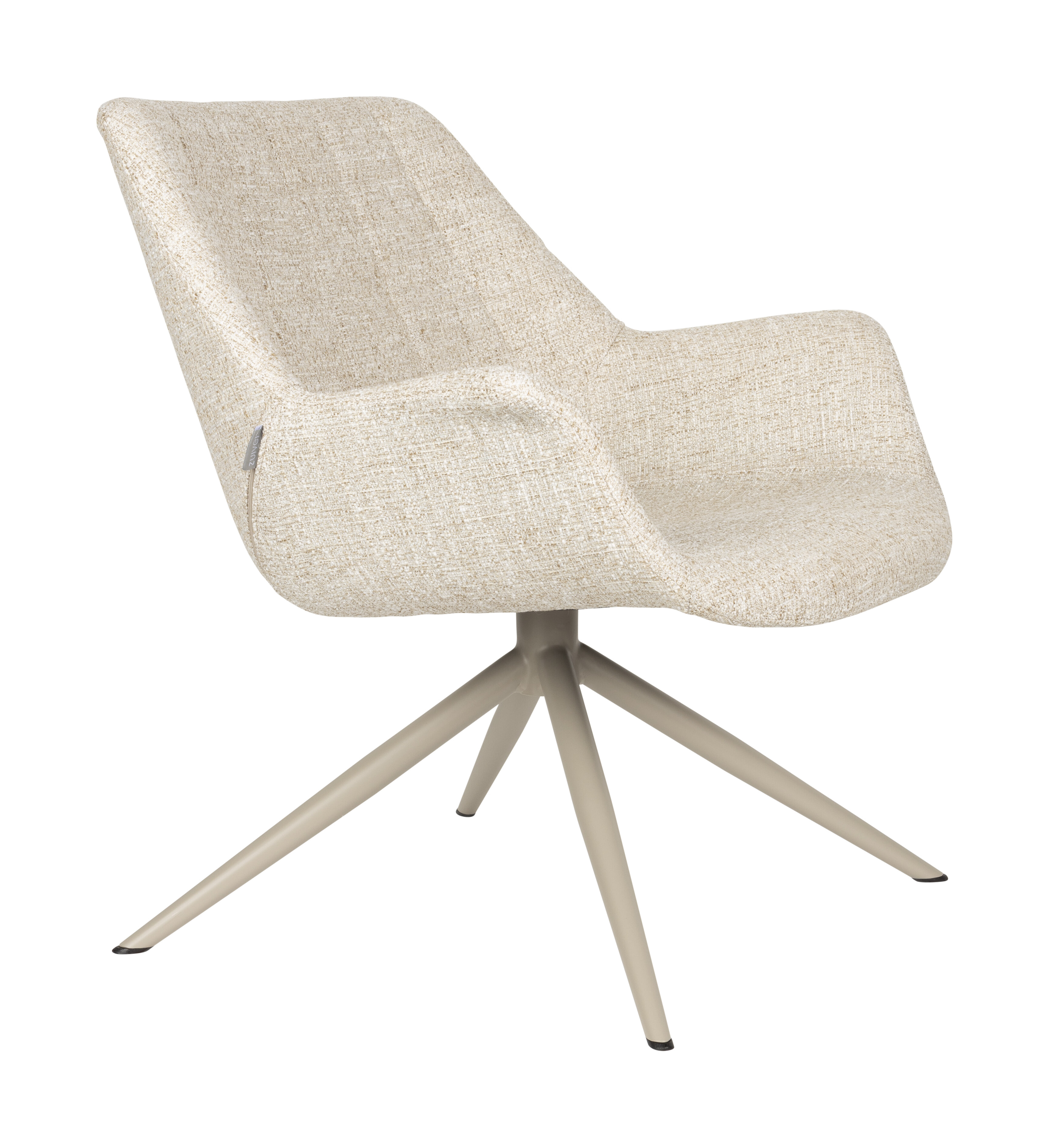 Zuiver Draaifauteuil Doulton Geweven stof