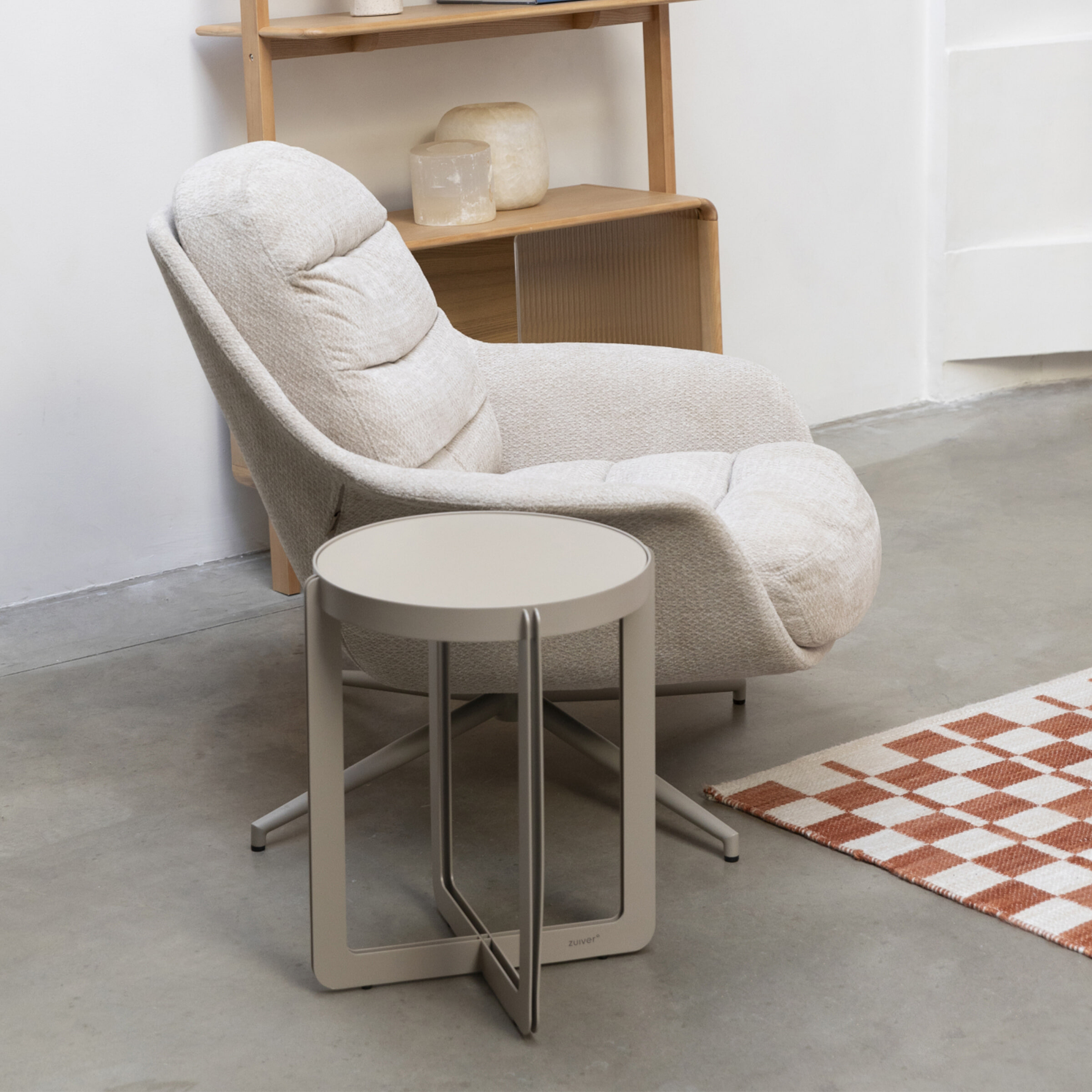 Zuiver Draaifauteuil Philly - Beige | Zuiver