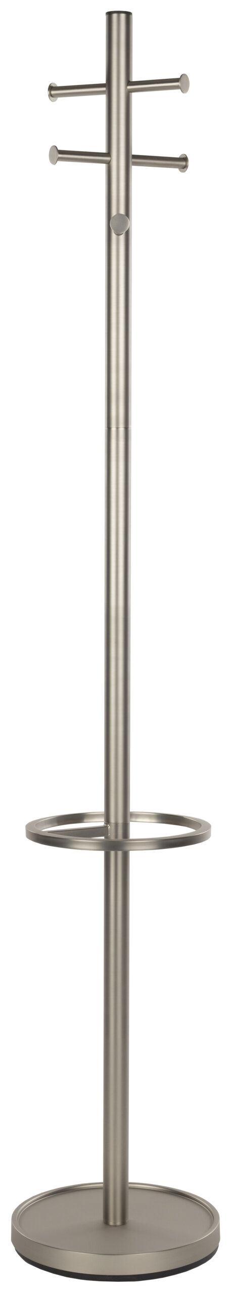 Zuiver Kapstok Wednesday Met 6 haken en parapluhouder - Zilver | Zuiver