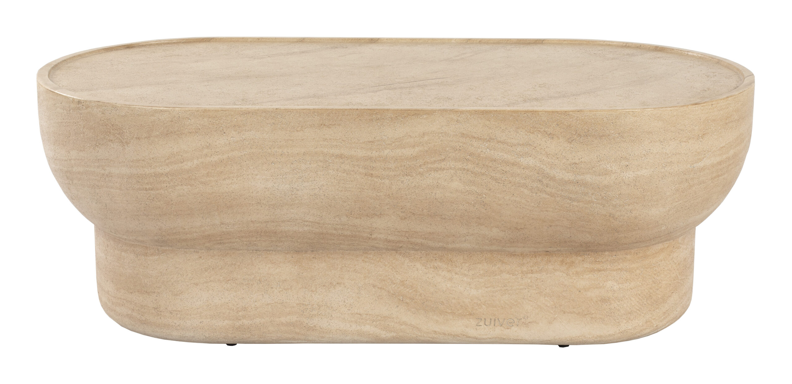 Zuiver Ovale Salontafel Noble Travertinlook