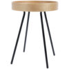 Zuiver Ronde Bijzettafel Oak Tray Eikenhout