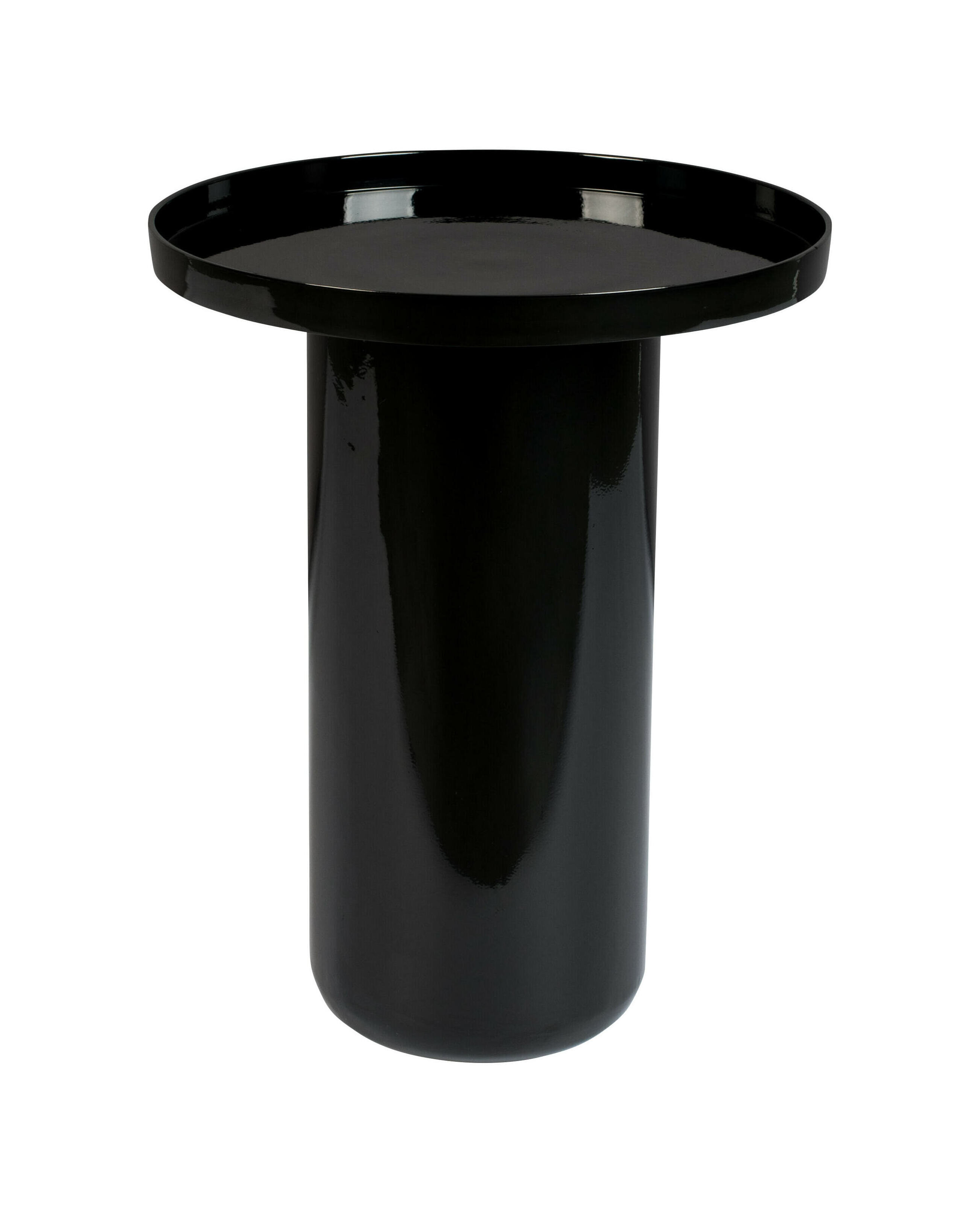 Zuiver Ronde Bijzettafel Shiny Bomb 40cm - Zwart | Zuiver
