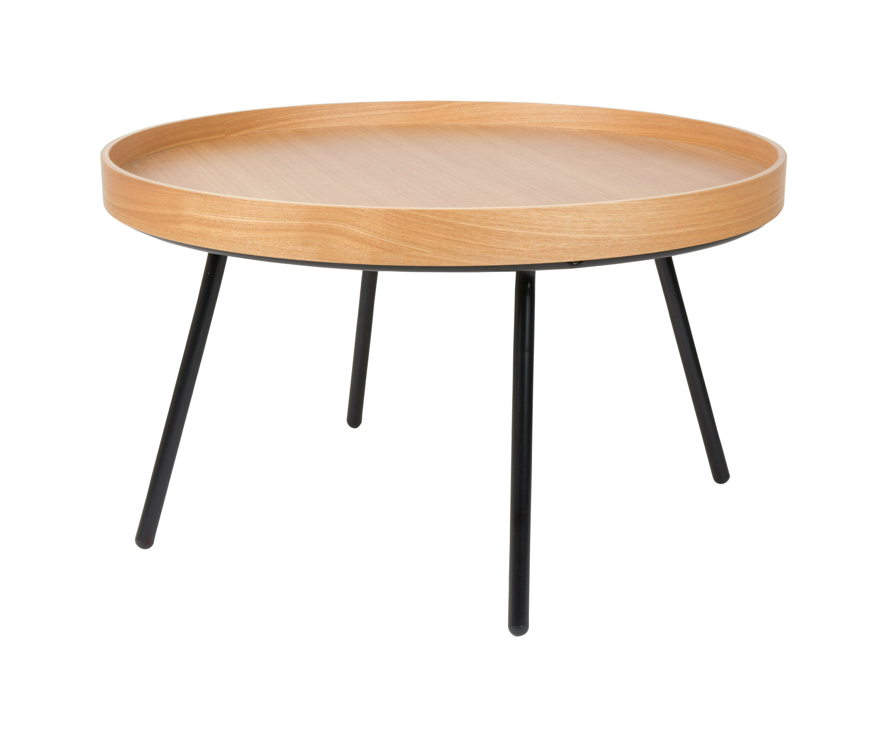 Zuiver Ronde Salontafel Oak Tray Eikenhout