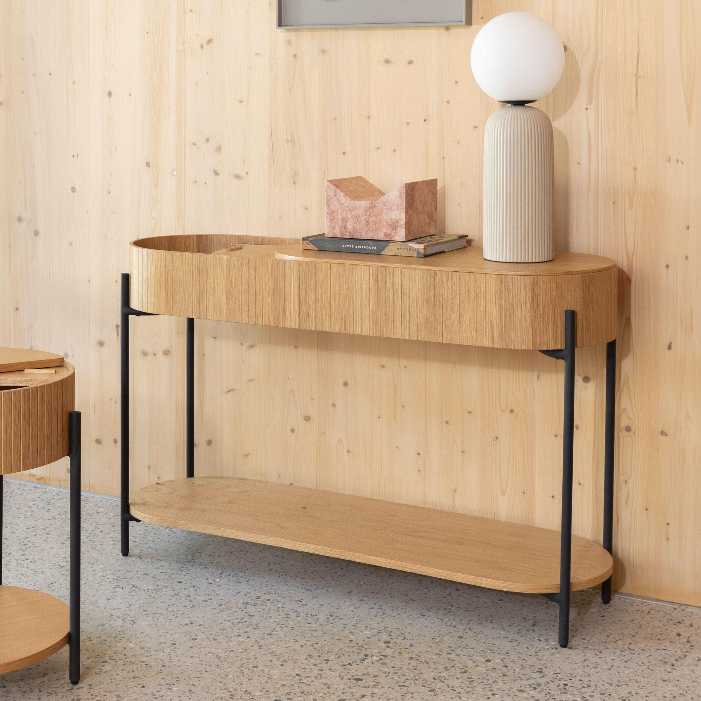 Zuiver Sidetable Slides Eikenhout