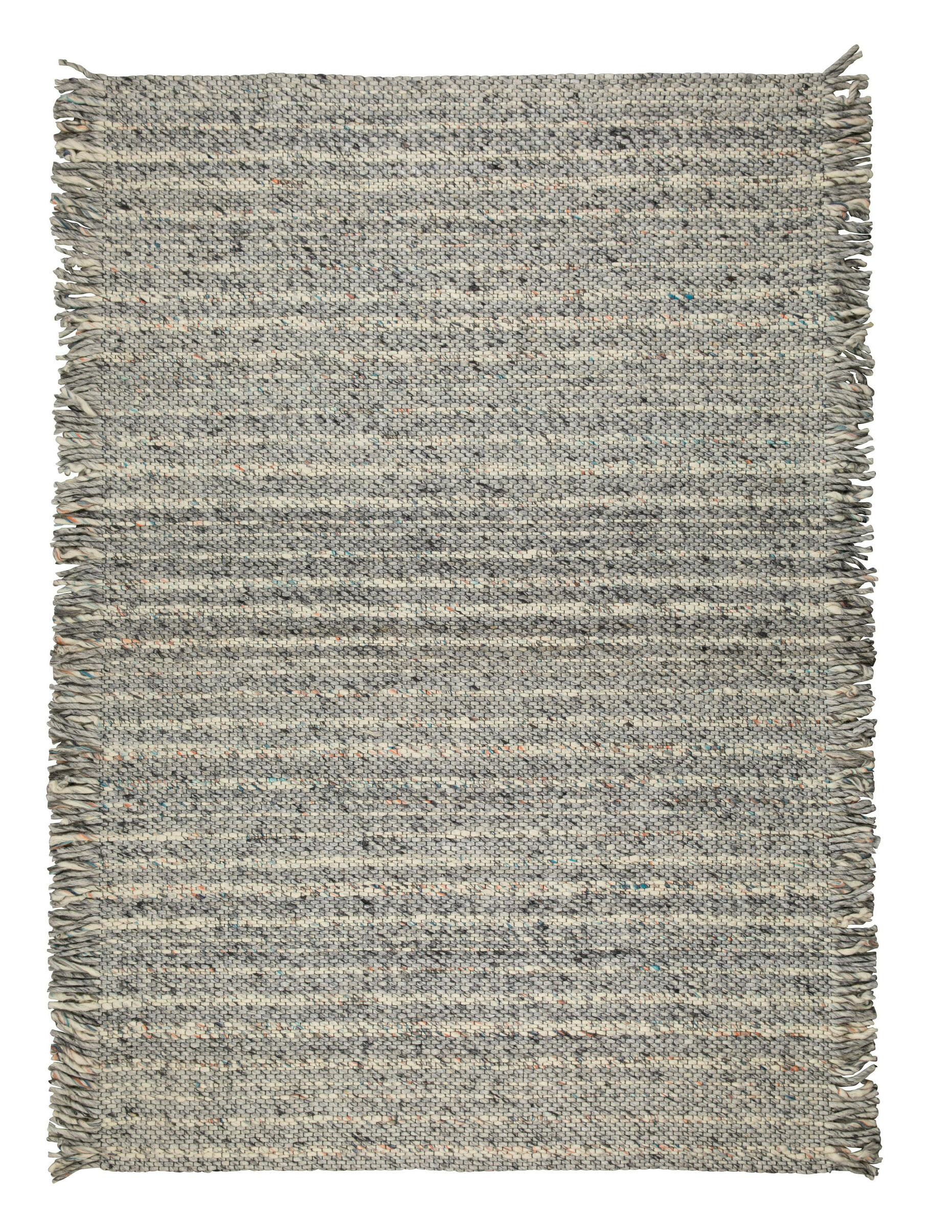 Zuiver Vloerkleed Frills 170 x 240cm - Grijs/Blauw | Zuiver