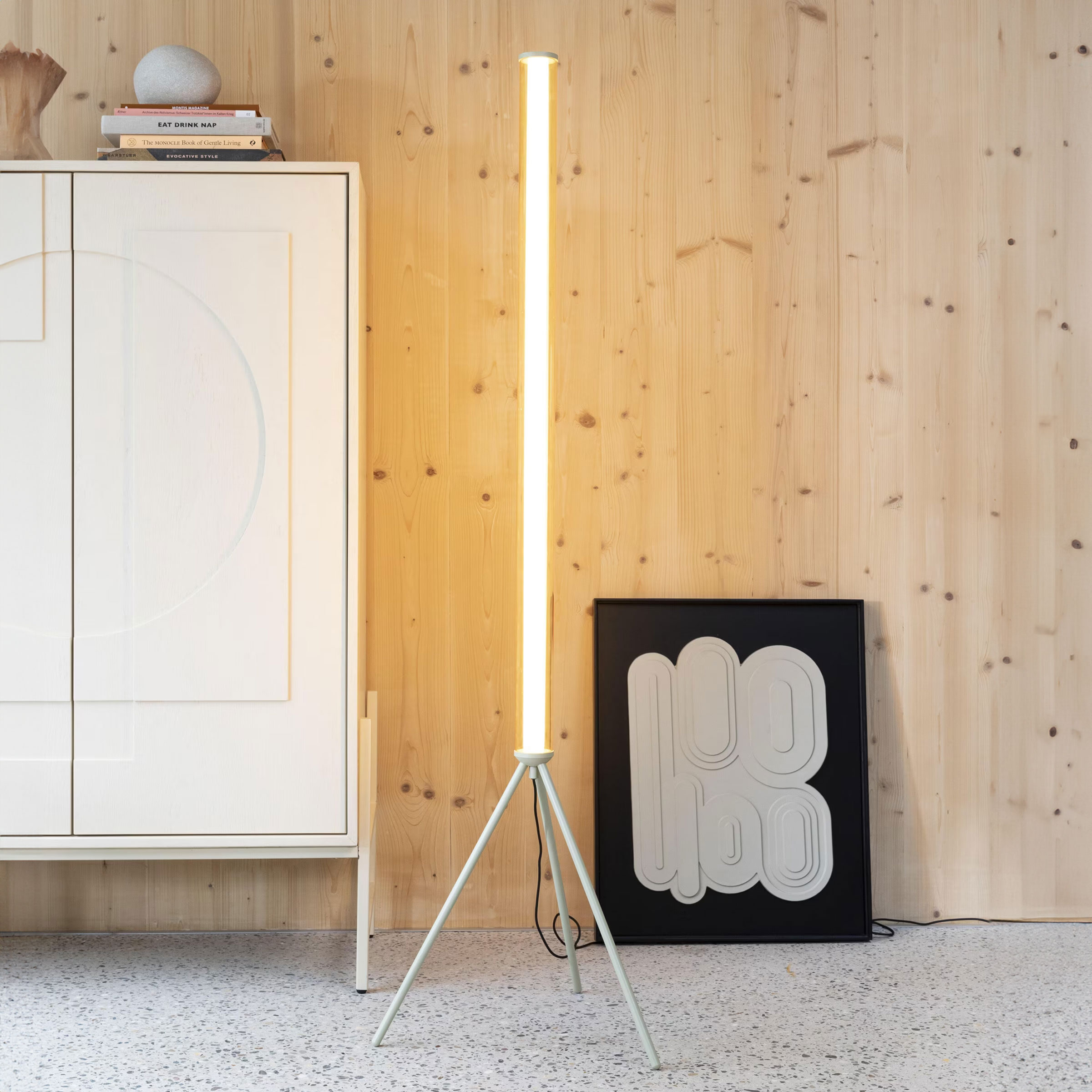 Zuiver Vloerlamp Scotty 156cm hoog - Beige | Zuiver