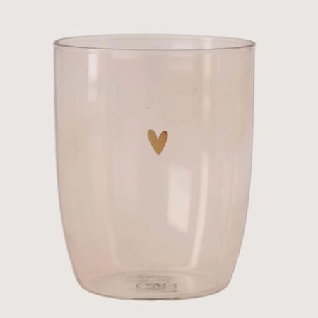 Zusss Drinkglas Hartje Roze | Zusss